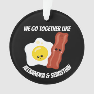 Personalisiert gehen wir wie Eier und Speck zusamm Ornament