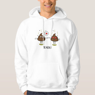 Personalisiert Gekackt Emoji Liebe Couple Hoodie