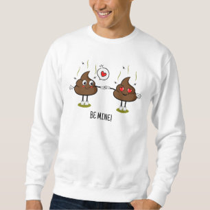 Personalisiert Gekackt Emoji Liebe Couple Sweatshirt