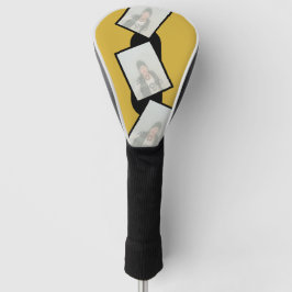 Personalisiert Gelbes Golf Head Cover mit Fotos Headcover