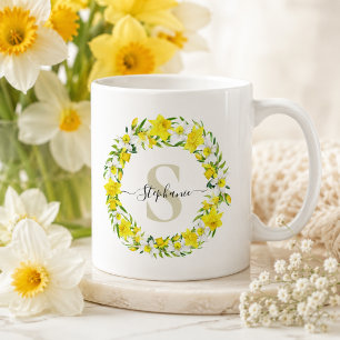 Personalisiert-Gelbweiße Nadelhölzer Kaffeetasse