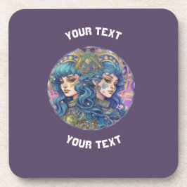 PERSONALISIERT GEMINI ZODIAC SIGN GETRÄNKEUNTERSETZER