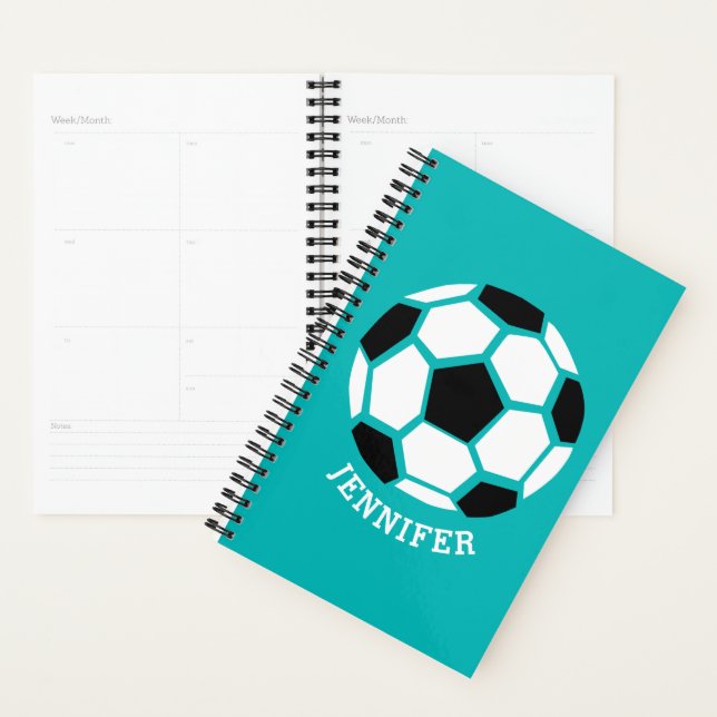 Personalisiert geometrische Fußball-Kindersportart Planer (Anzeige)