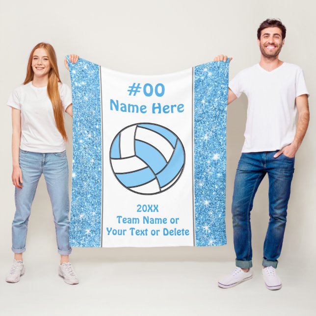 Personalisiert, Geschenke für Volleyball-Liebhaber Fleecedecke (Beispiel)