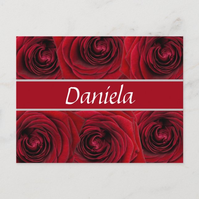 personalisiert Geschenke Valentinstag Postkarte (Vorderseite)