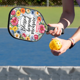 Personalisiert gesegnet jenseits der Messgröße Chr Pickleball Schläger