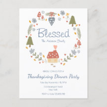 Personalisiert gesegnetes, dankbares Party