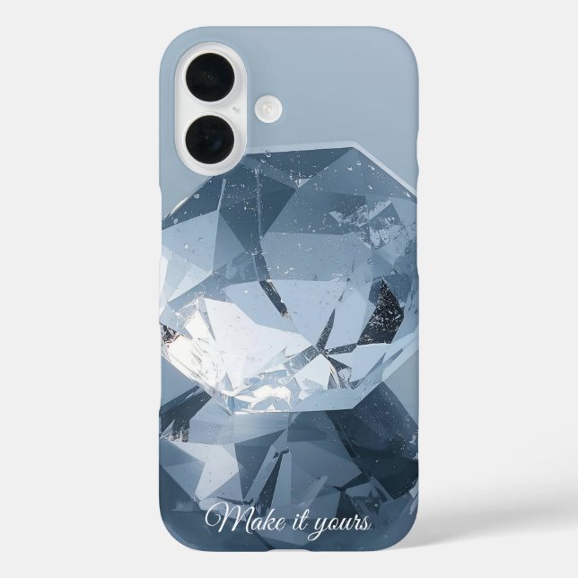 Personalisiert Gesichts-Spielabdeckung - Fügen Sie iPhone 16 Hülle (Rückseite)