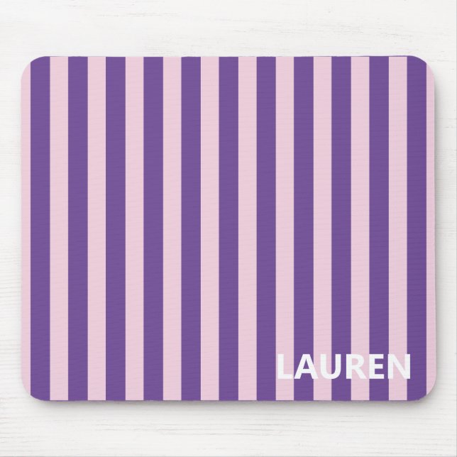 Personalisiert gestreift mousepad (Vorne)