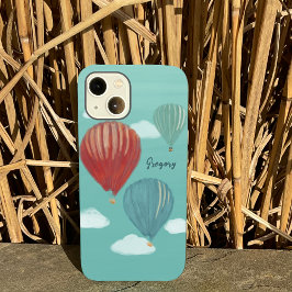 Personalisiert gestrichene Heißluftballons Case-Mate iPhone 14 Hülle
