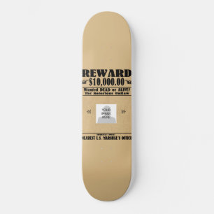 Personalisiert Gewollt Dead oder Alive-Skateboard Skateboard