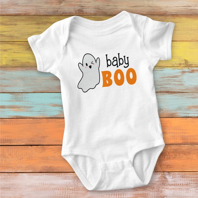 Personalisiert Ghost Baby Boo Halloween Strampler (Boo-tifully Designed: perfect for the season!)