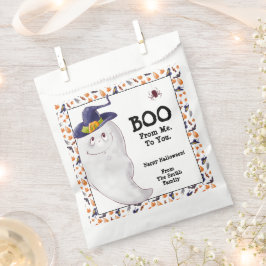 Personalisiert Ghost Happy Halloween Geschenktütchen