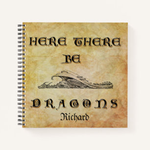 Personalisiert gibt es Drachen Notizbuch