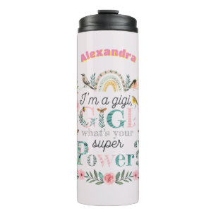 ❤️ Personalisiert GIGI gibt Müttern Geburtstag Thermosbecher