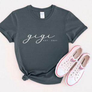 Personalisiert Gigi Oma T - Shirt