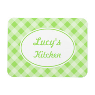 Personalisiert Gingham Magnet