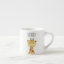 Personalisiert Giraffe Kids Mini Tasse