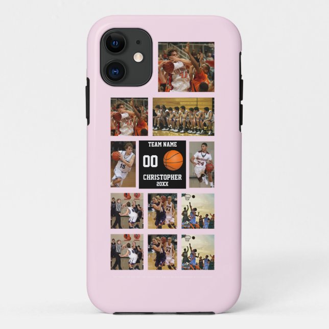 Personalisiert Girl Basketball Case-Mate iPhone Hülle (Rückseite)