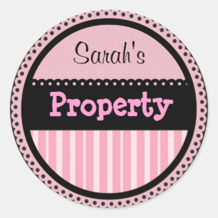 Personalisiert Girlie Stickers