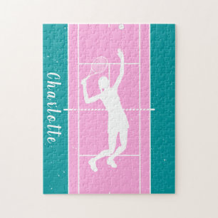 Personalisiert Girls Tennis Team Puzzle Geschenk R