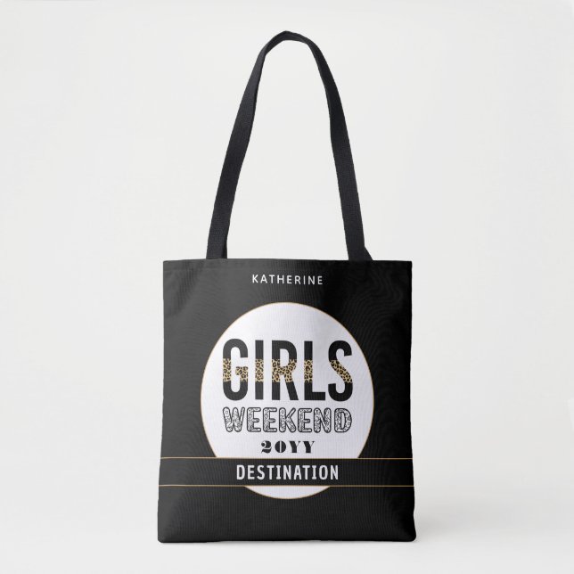 Personalisiert Girls Weekend Girl's Tour Tasche (Vorderseite)