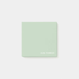 Personalisiert Girly Green School Post-it Klebezettel