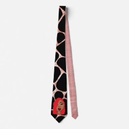 Personalisiert Glam Girls Schwarz und Rose Gold Ex Krawatte