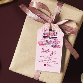 Personalisiert Glam Makeup Geburtstag Geschenkanhänger