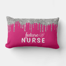 Personalisiert Glam Nurse Lumbar Pillow