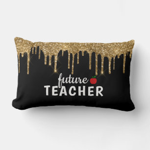 Personalisiert Glam Teacher Lendenkissen