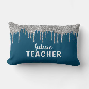 Personalisiert Glam Teacher Lendenkissen