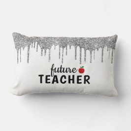 Personalisiert Glam Teacher Lendenkissen