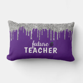 Personalisiert Glam Teacher Lumbar Kissen