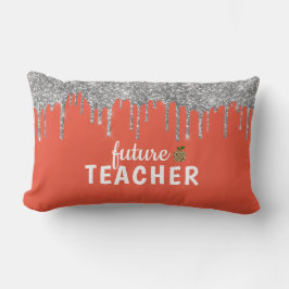 Personalisiert Glam Teacher Lumbar Kissen