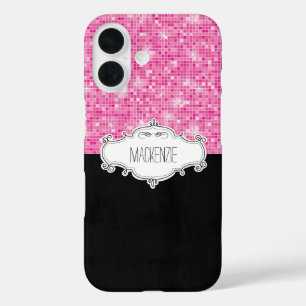 Personalisiert Glittery Samsung Galaxy 6 Fall iPhone 16 Hülle