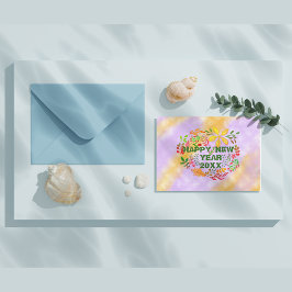 PERSONALISIERT GLÜCKLICHES NEUES JAHR 20XX KARTE