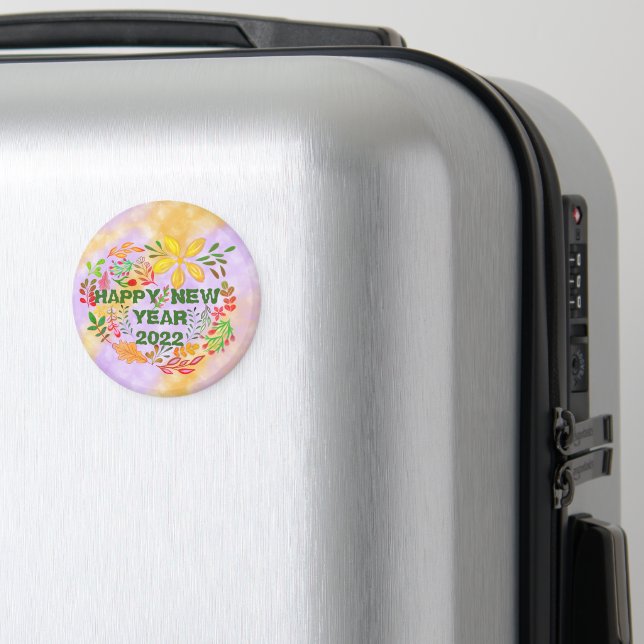 PERSONALISIERT GLÜCKLICHES NEUES JAHR 20XX MAGNET (In Situ (Gepäck))
