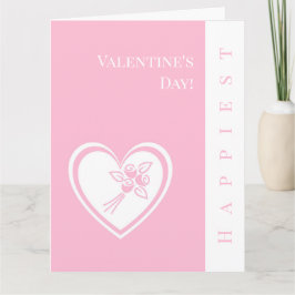 Personalisiert Glücklichste Valentiner Rose im ros Karte