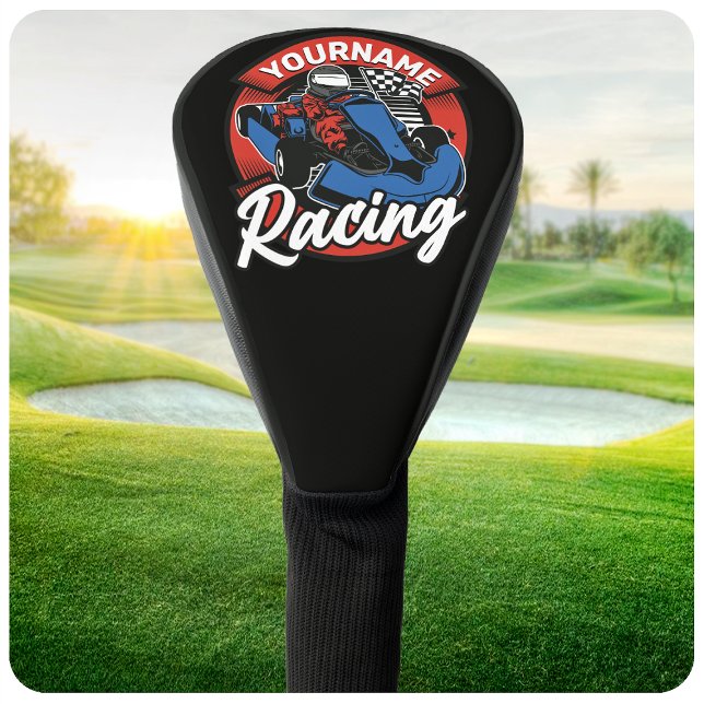 Personalisiert Go Kart Extreme Racing Karting Race Golf Headcover (Von Creator hochgeladen)