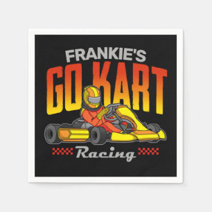 Personalisiert Go Kart Racing Motorsport Karting Serviette