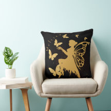 Personalisiert Gold Butterfly Fairy