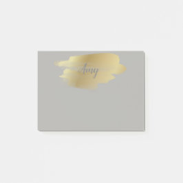 Personalisiert Gold Smudge Post it Notes Post-it Klebezettel