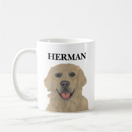 Personalisiert Golden Retriever Dog Kaffeetasse