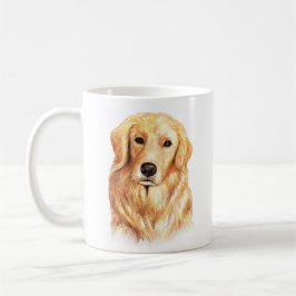 Personalisiert Golden Retriever Kaffeetasse