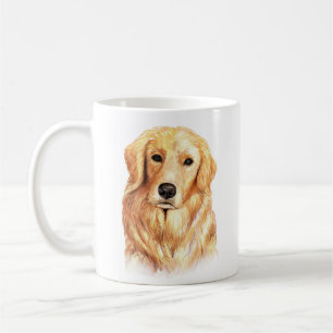 Personalisiert Golden Retriever Kaffeetasse