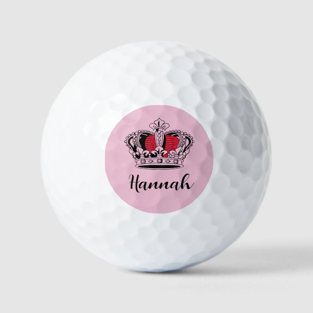 Personalisiert Golf Queen Golfball (Vorderseite)