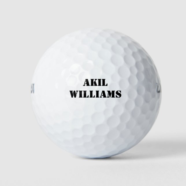 Personalisiert Golfball (Vorderseite)