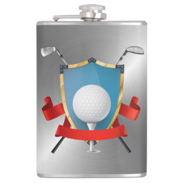 Personalisiert Golfers Vinyl-Wrapped Flask Flachmann