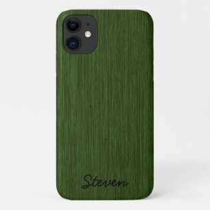 Personalisiert Grainy Green Wood Case-Mate iPhone Hülle